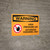 Warning: High Pressure Air Authorized Personnel Only Landscape With Icon - Wall Sign
