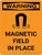 Warning: Magnetic Field In Place Portrait OSHA With Icon - Wall Sign