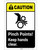 Caution: Pinch Points Keep Hands Clear ANSI Portrait - Label