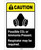 Caution: Possible Co2 Present Respirator May Required ANSI Portrait - Label