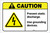 Caution: Prevent Static Discharge ANSI Landscape - Label