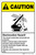 Caution: Electrocution Hazard Maintain Safe Clearances ANSI Landscape - Label