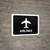Airlines Black Landscape - Wall Sign