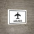Airlines White Landscape - Wall Sign