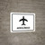 Airlines White Spanish Landscape - Wall Sign