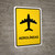 Airlines Yellow Portrait - Wall Sign