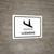 Arrivals White Landscape - Wall Sign