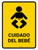 Baby Care Yellow Spanish Portrait - Wall Sign