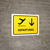 Departure With Down Arrow Yellow Landscape - Wall Sign