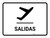 Departure White Spanish Landscape - Wall Sign