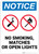 Notice: No Smoking Matches Or Open Lights - Wall Sign