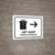 Gift Shop With Right Arrow White Bilingual Spanish Landscape - Wall Sign