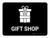 Gift Shop Black Landscape - Wall Sign