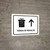 Gift Shop With Up Arrow White Spanish Landscape - Wall Sign