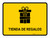 Gift Shop Yellow Spanish Landscape - Wall Sign