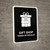 Gift Shop Black Bilingual Spanish Portrait - Wall Sign