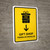 Gift Shop With Down Arrow Yellow Bilingual Spanish Portrait - Wall Sign