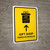 Gift Shop With Up Arrow Yellow Bilingual Spanish Portrait - Wall Sign