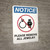 Notice: Please Remove Jewelry ANSI - Wall Sign