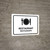Restaurant White Bilingual Spanish Landscape - Wall Sign
