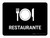 Restaurant Black Spanish Landscape - Wall Sign