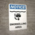 Notice: Snorkeling Area - Wall Sign