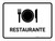 Restaurant White Spanish Landscape - Wall Sign