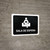 Waiting Room Black Spanish Landscape - Wall Sign
