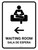Waiting Room With Left Arrow White Bilingual Spanish Portrait - Wall Sign