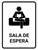 Waiting Room White Spanish Portrait - Wall Sign
