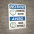Notice: Drinking Water Agua Potable - Wall Sign