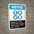 Notice: Goggles Face Shield Gloves Required Ansi - Wall Sign