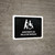 Wheelchair Assistant Black Spanish Landscape - Wall Sign