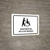 Wheelchair Assistant White Spanish Landscape - Wall Sign