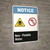Notice: Non Potable Waters - Wall Sign