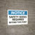 Notice: Safety Shoes Required - Wall Sign