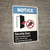 Notice: Security Door Kept Closed Not In Use - Wall Sign