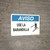 Notice: Spanish Aviso Use Handrail - Wall Sign