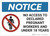 Notice: No Access To Pregnant Workers - Wall Sign