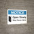 Notice: Open Slowly May Cause Injury - Wall Sign
