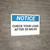 Notice: Check Your Load After 50 Miles Label - Wall Sign