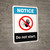 Notice: Do Not Start - Wall Sign