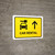 Car Rental With Up Arrow Yellow Landscape - Wall Sign
