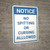 Notice: No Spitting Allowed - Wall Sign