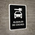 Car Rental Black Spanish Portrait - Wall Sign