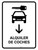 Car Rental With Down Arrow White Spanish Portrait - Wall Sign