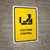 Customs Control Yellow Portrait - Wall Sign