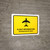 Flight Information Yellow Bilingual Spanish Landscape - Wall Sign