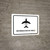 Flight Information Yellow Spanish Landscape - Wall Sign