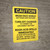 Caution: Battery Acid Procedure - Wall Sign